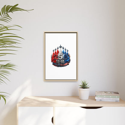 Matte Canvas, Framed (Multi-color)