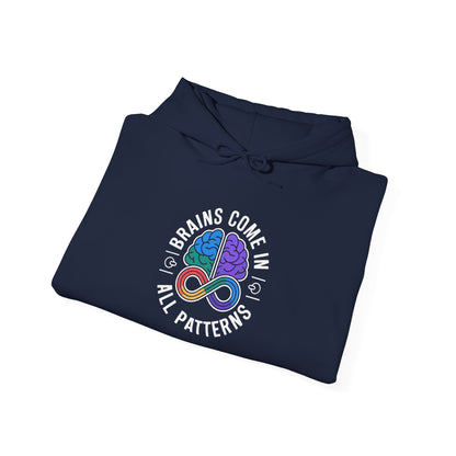Brains Come in All Patterns Hoodie