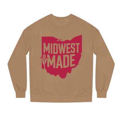 Midwest Made Sweatshirt — Ohio State Outline Corn Graphic Crewneck