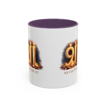 9/11 Never Forget Memorial Coffee Mug
