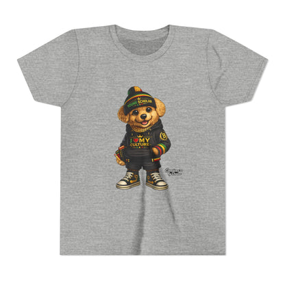 Youth Bear Graphic Tee – "I Love My Culture" Urban Streetwear