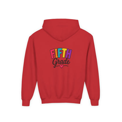 Fifth Grade Kids Hoodie - Colorful Back-to-School Sweatshirt for Students