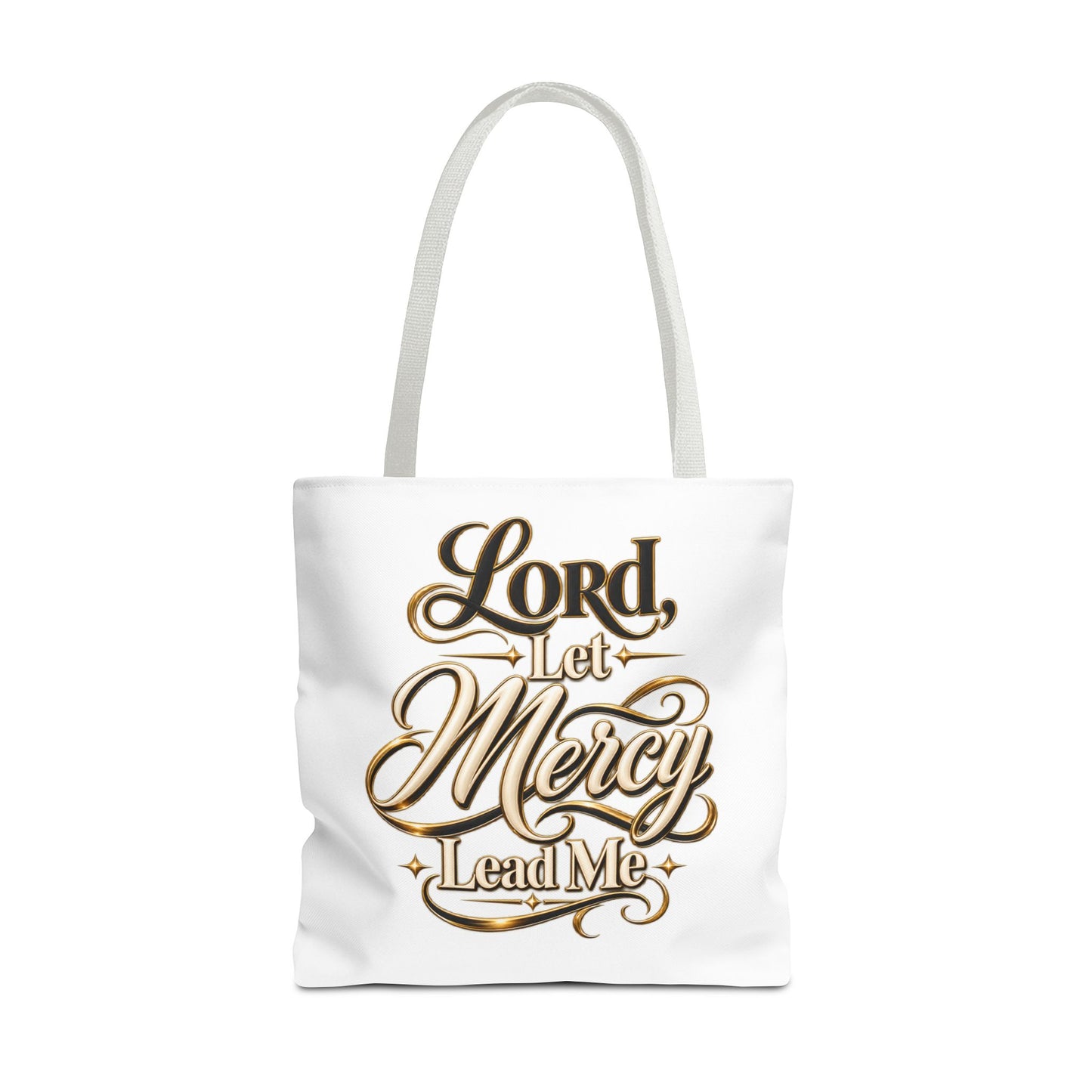 Lord, Let Mercy Lead Me Tote Bag – Inspirational Christian Canvas Tote