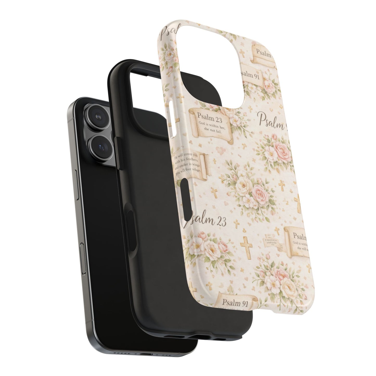 God Is Within Her Phone Case | Christian Floral iPhone Case