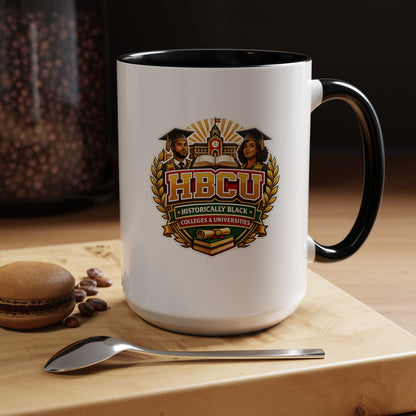 HBCU Pride Accent Coffee Mug — Historically Black Colleges & Universities Graduation Gift