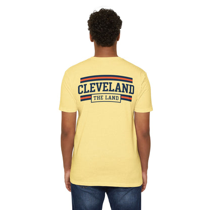 Cleveland "The Land" Retro Striped Tee