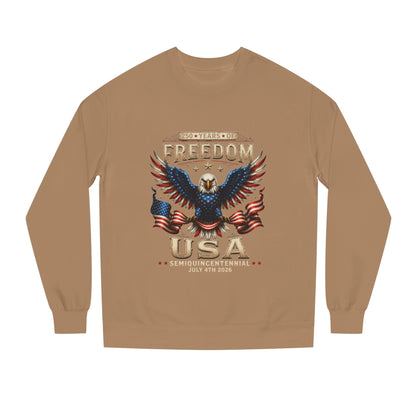 Freedom USA Eagle Sweatshirt — Patriotic 4th of July Crewneck