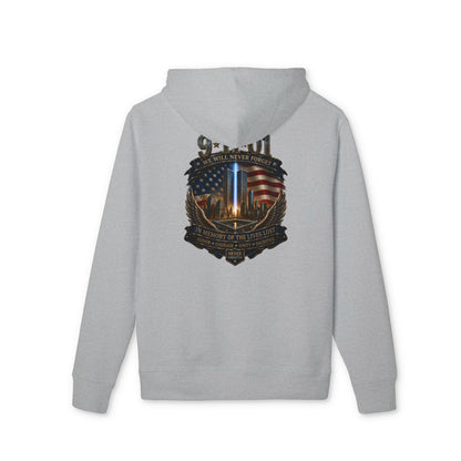 9·11 Memorial Hoodie – American Flag Tribute Pullover