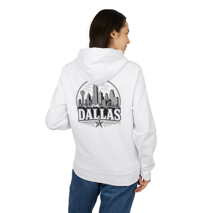 Dallas Skyline Hoodie — Retro Cityscape Pullover