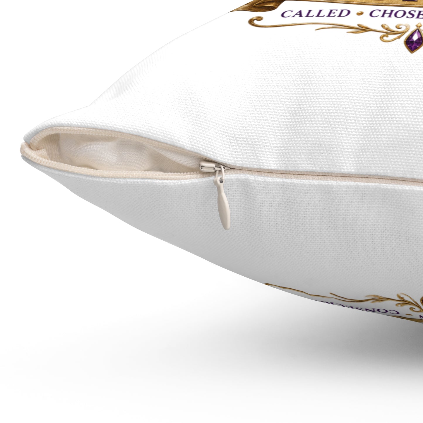 First Lady Faith Pillow — "Walking in Grace, Leading in Faith" Decorative Throw Pillow