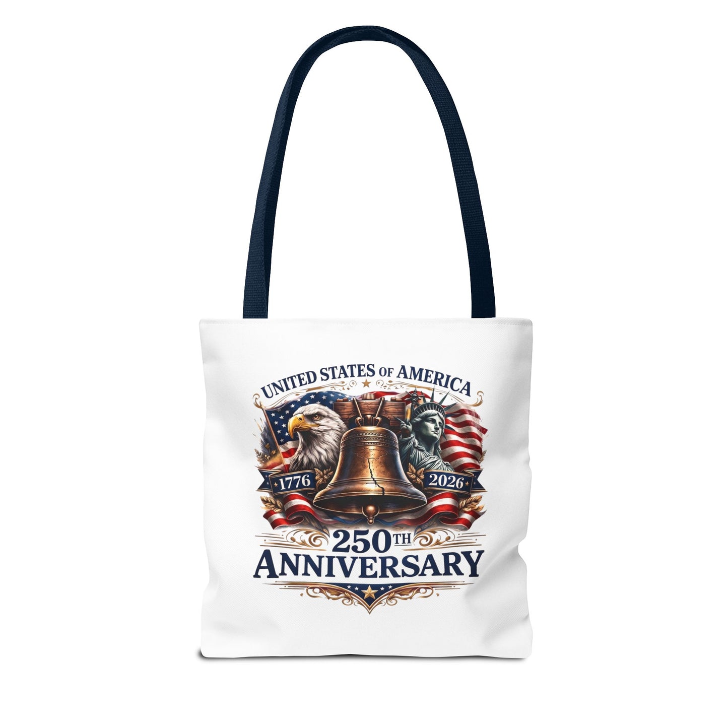 Anniversary Tote Bag — "United States of America 250th Anniversary" Liberty Bell Design