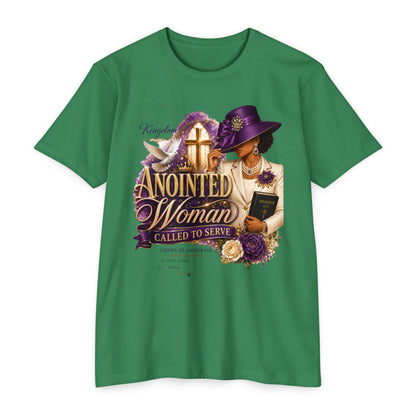 Anointed Woman T-Shirt — "Called to Serve" Christian Faith Tee