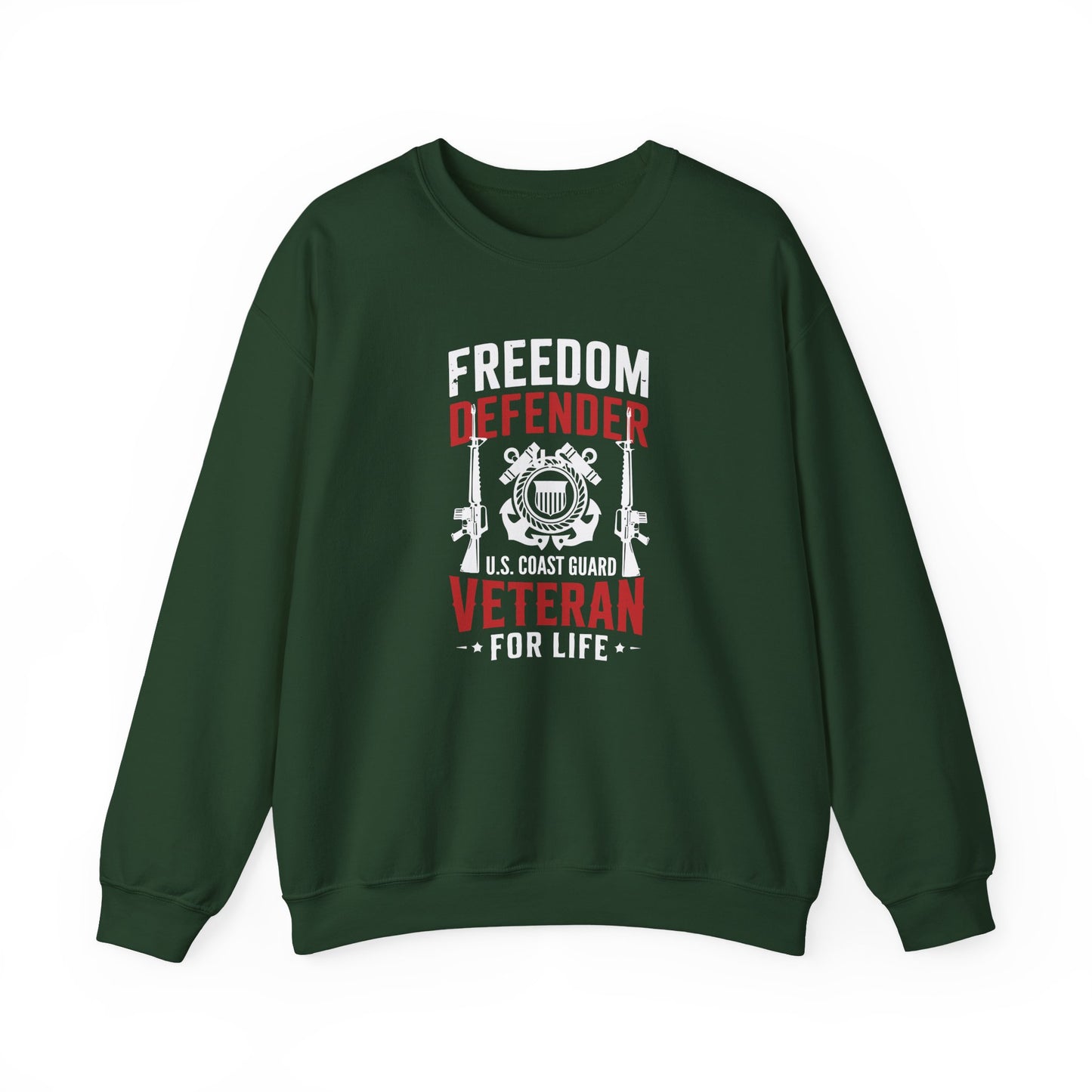 Freedom Defender U.S. Coast Guard Veteran Sweatshirt