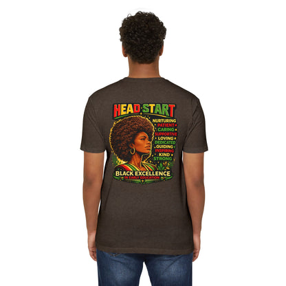 Head Start Black Excellence T-Shirt — Afrocentric Inspirational Graphic Tee