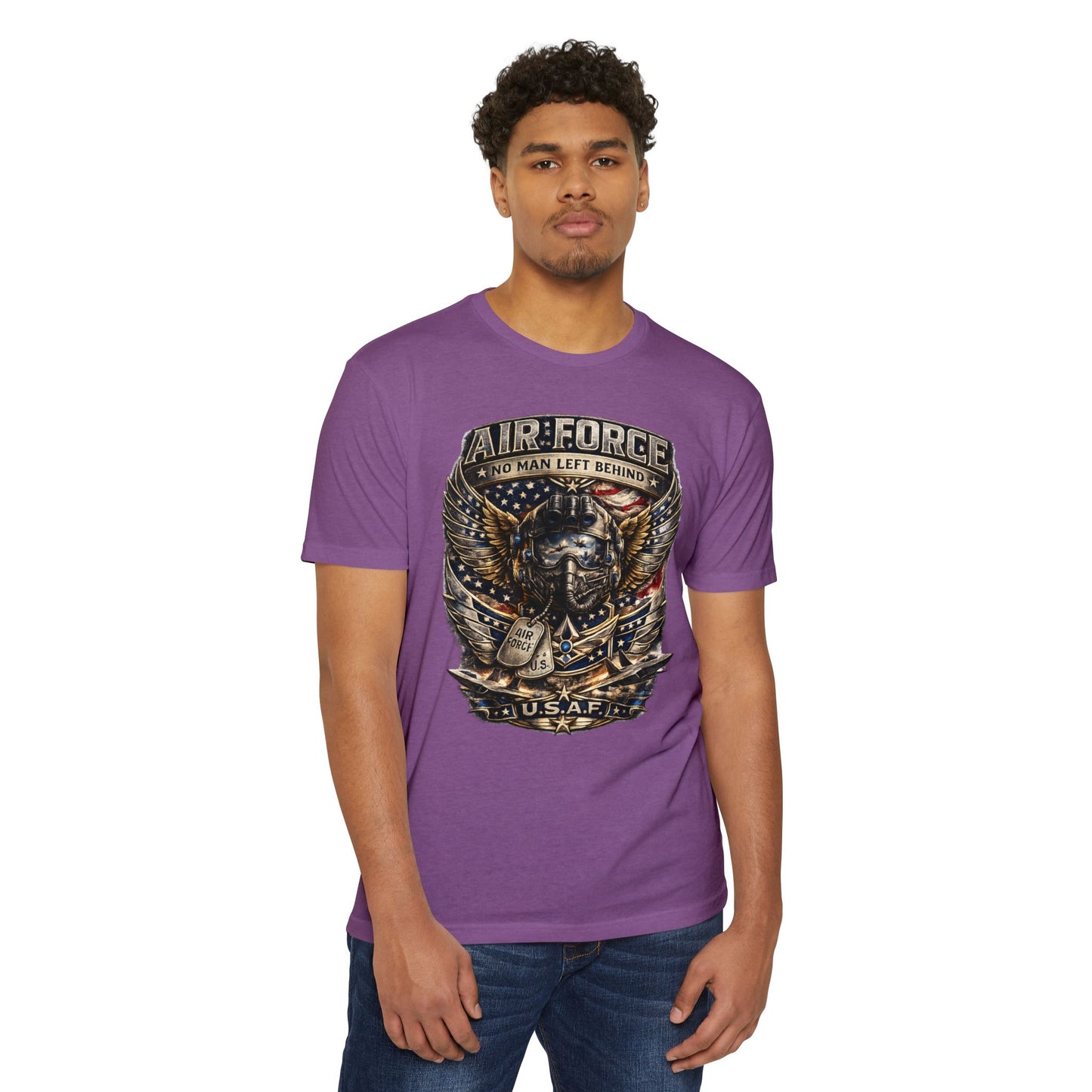 Air Force "No Man Left Behind" Graphic T-Shirt