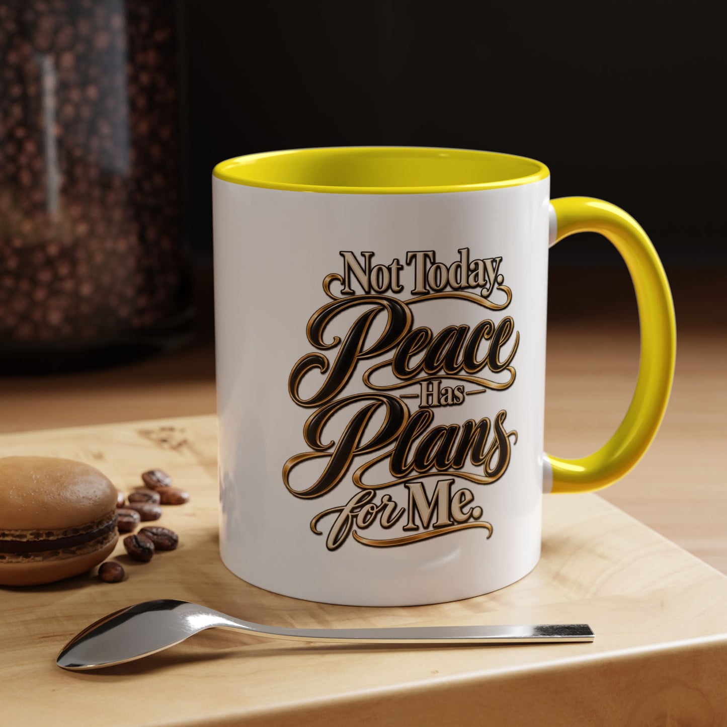 Peace Has Plans for Me Coffee Mug — Inspirational Faith Morning Mug