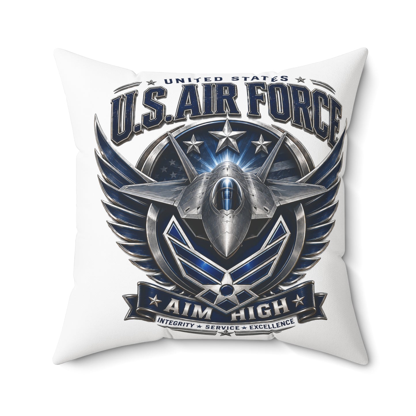 U.S. Air Force 'Aim High' Decorative Throw Pillow
