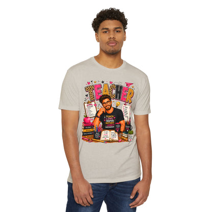 Teacher Appreciation T-Shirt — "Teach Love Inspire" Colorful Teacher Graphic Tee