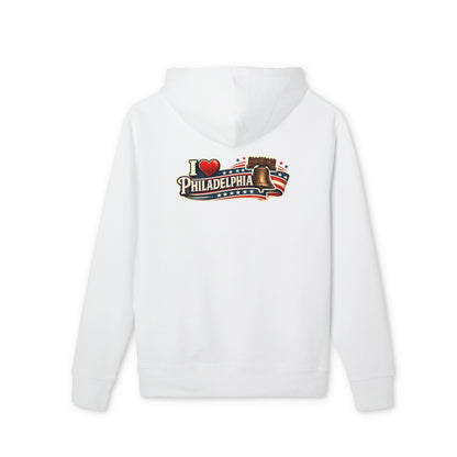 I  Philadelphia Hoodie — Vintage Liberty Bell & American Flag Sweatshirt