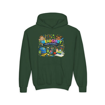 Head Start Kids Hoodie – 'Ready to Learn' Back-to-School Youth Sweatshirt