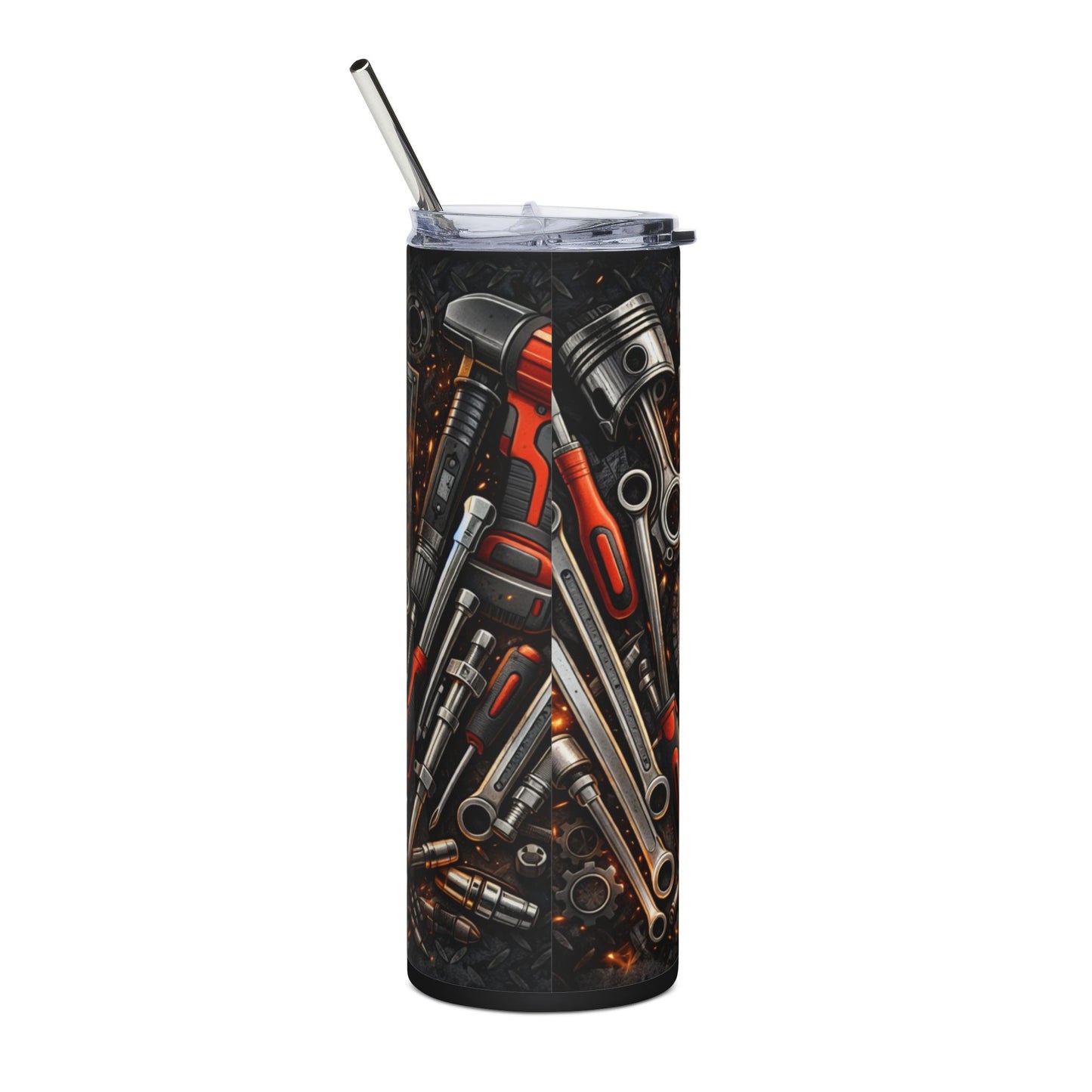 Mechanic Dad 20oz Stainless Steel Tumbler – World's Best Fixer Travel Cup
