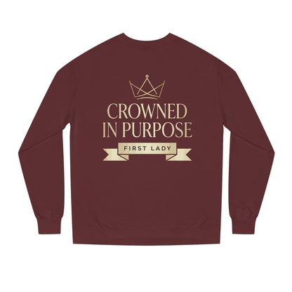 Crowned in Purpose Sweatshirt — First Lady Inspirational Crewneck