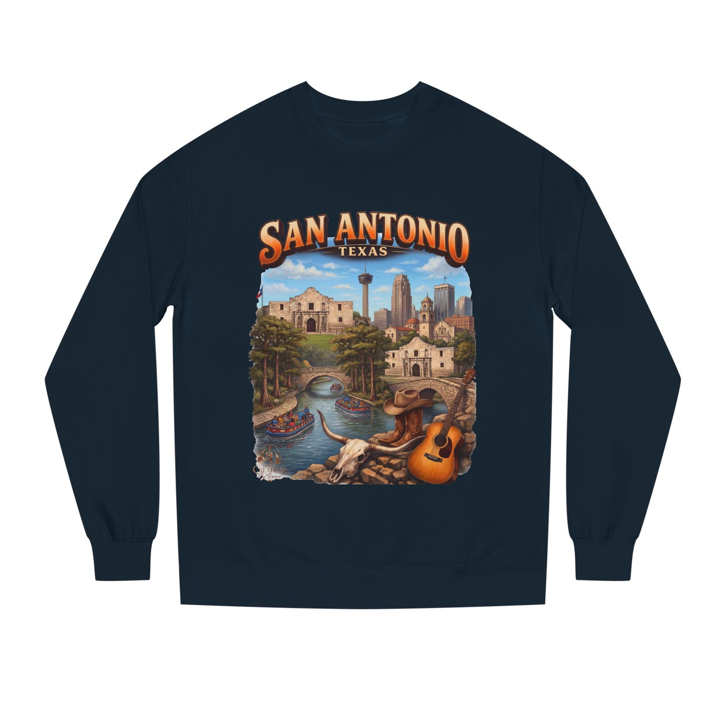 San Antonio Riverwalk Sweatshirt — Texas Travel Scenic Crewneck