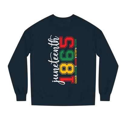 Juneteenth 1865 Crewneck Sweatshirt – Black Liberation Pride Graphic