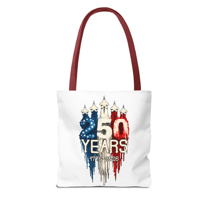 50 Years USA Anniversary Tote Bag — 1776–2026 Patriotic Celebration Tote