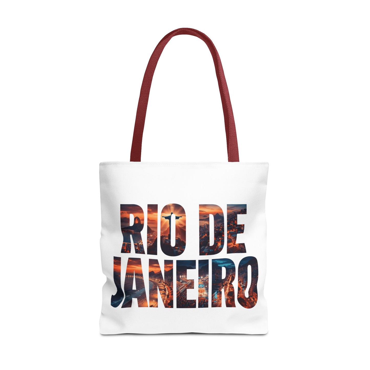 Rio de Janeiro Sunset Tote Bag — Travel Beach Cityscape Graphic Tote