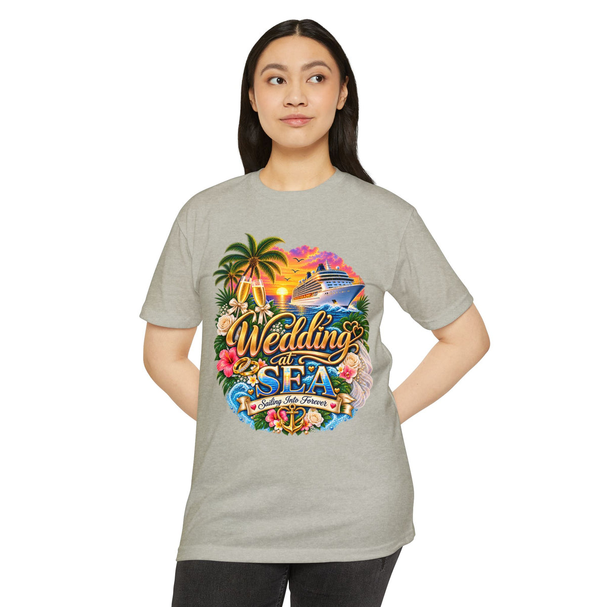 Wedding at Sea Cruise T‑Shirt