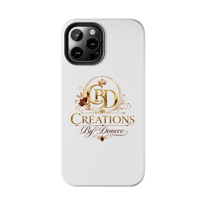 BD Creations By Donece Elegant Logo Tough Phone Case — Protective iPhone Cover
