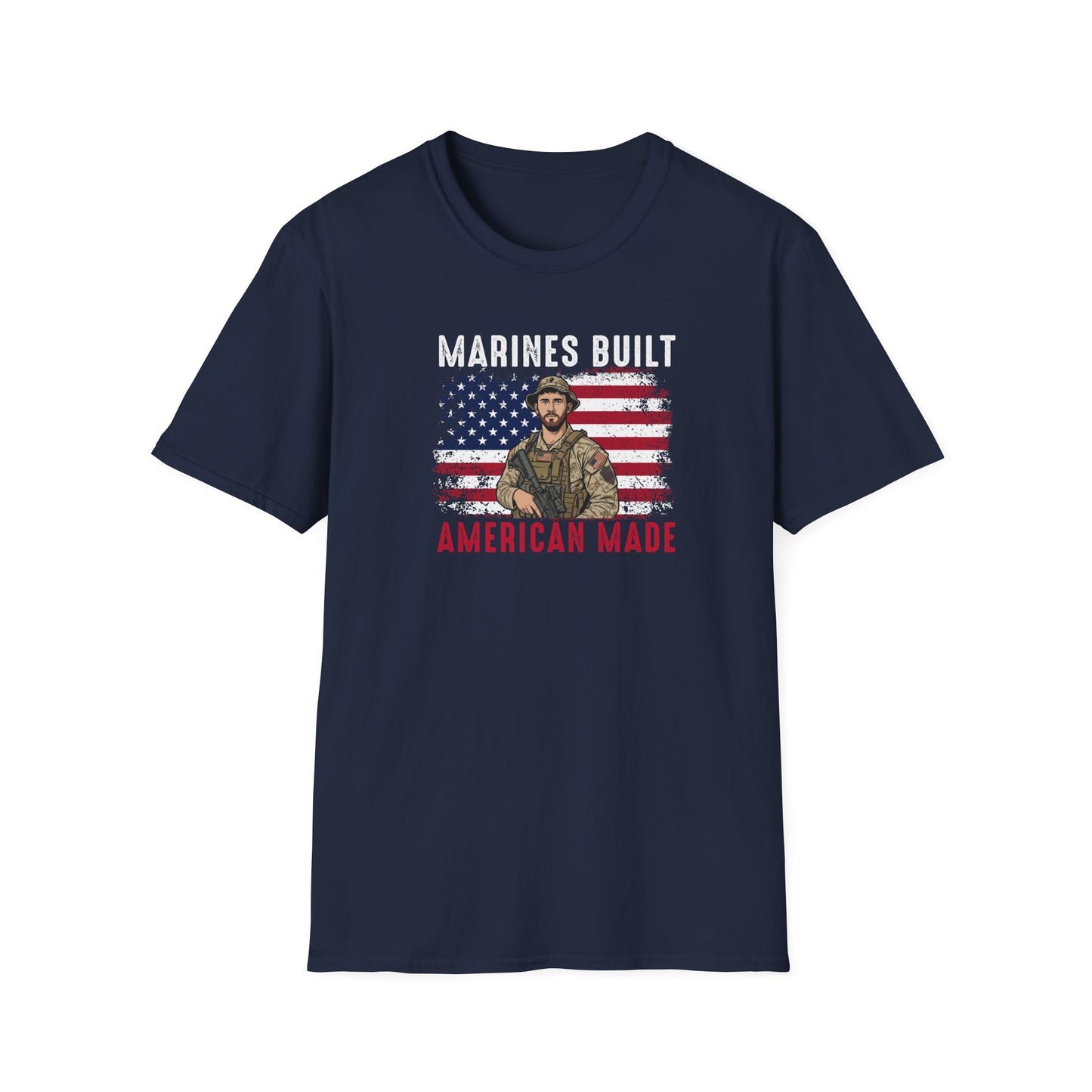 Marines Built American Made T‑Shirt