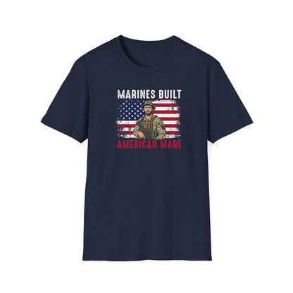 Marines Built American Made T‑Shirt