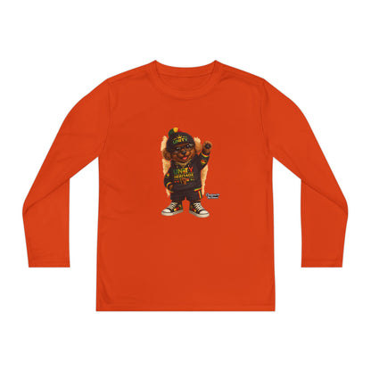 T-Shirt — Kids Rasta Teddy Graphic Long Sleeve