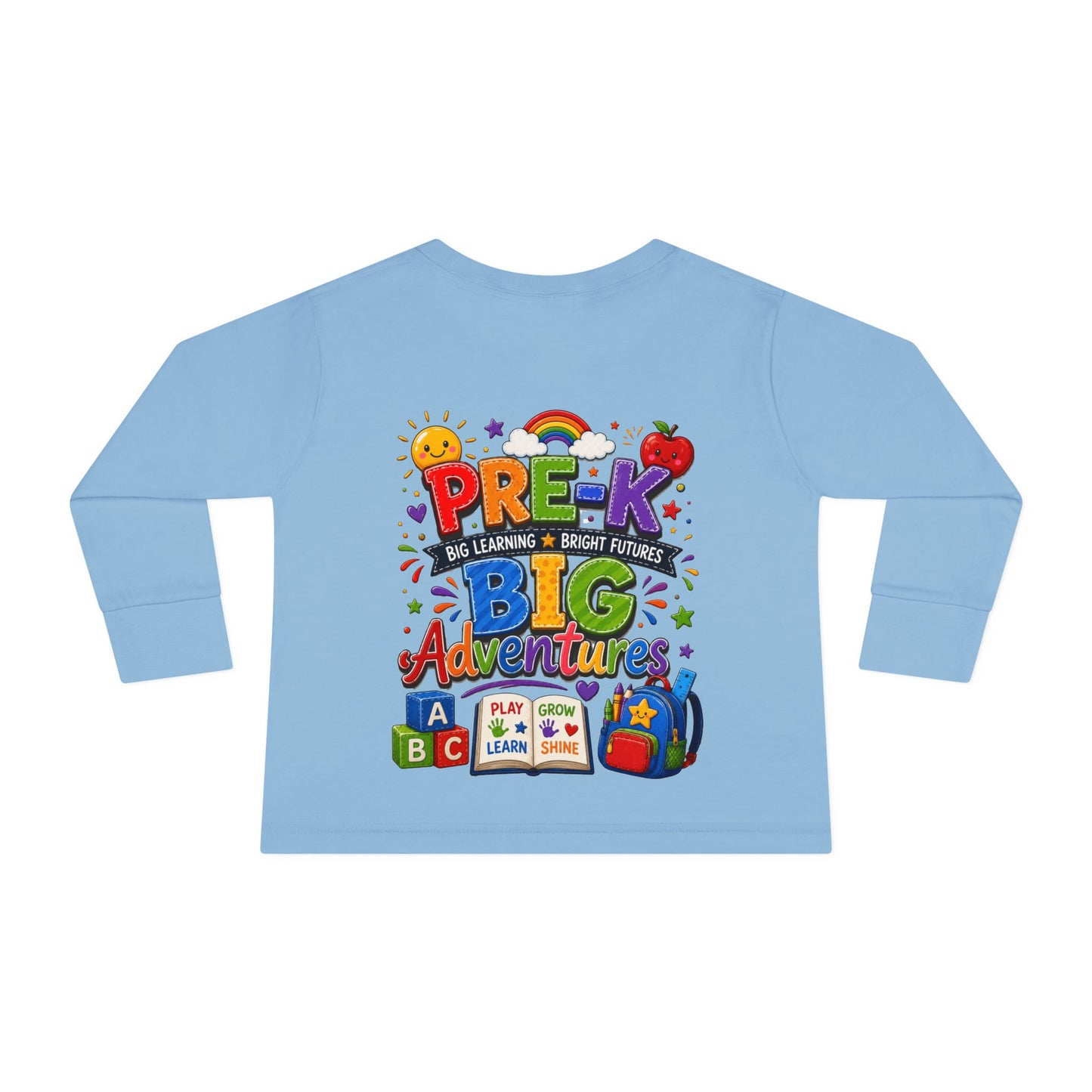 Pre-K Big Adventures Toddler Long Sleeve Tee