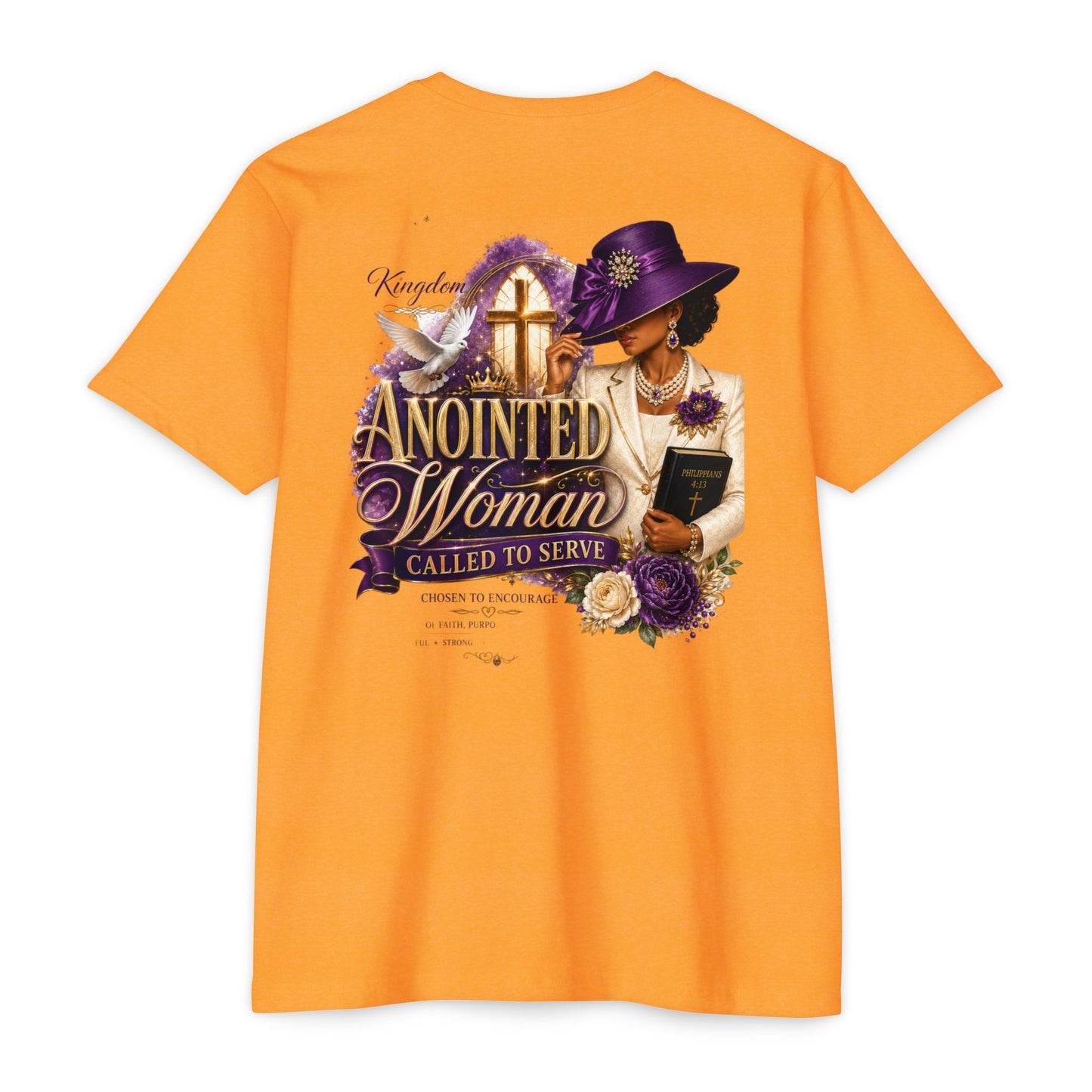 Anointed Woman T-Shirt — "Called to Serve" Christian Faith Tee
