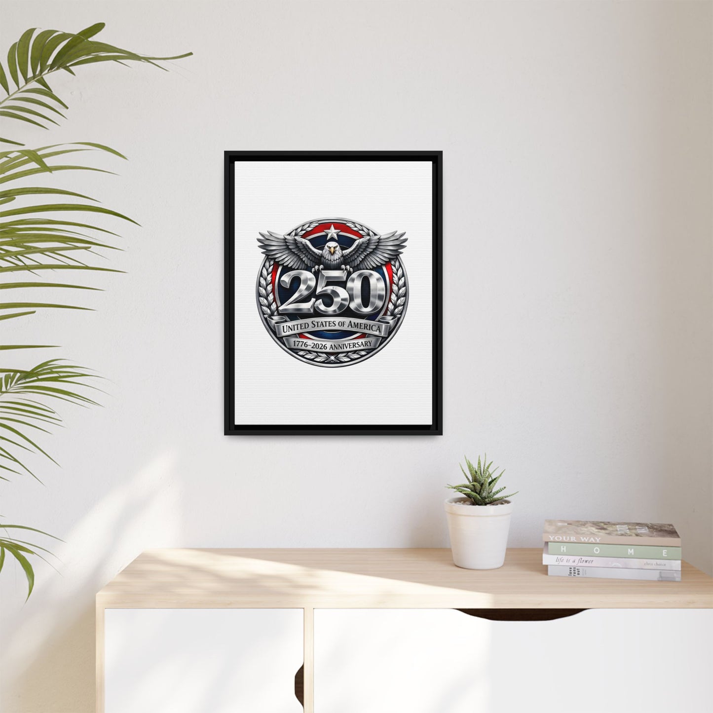 Matte Canvas, Framed (Multi-color)