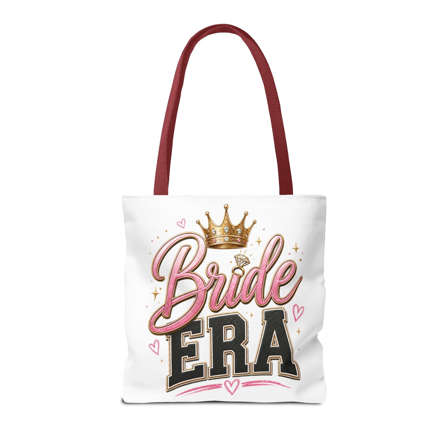 Bride Era Tote Bag — Bachelorette Bride Crown Tote for Bridal Shower & Wedding Weekend