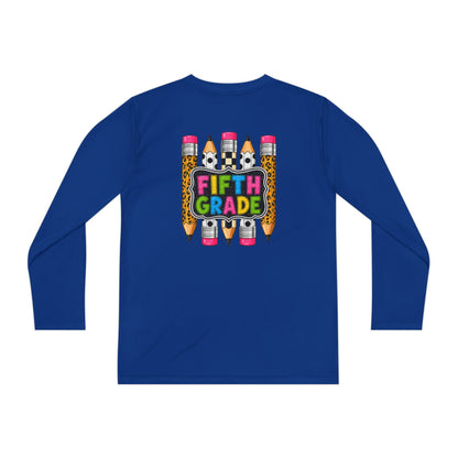 Fifth Grade Pencil Graphic Youth Long Sleeve Tee