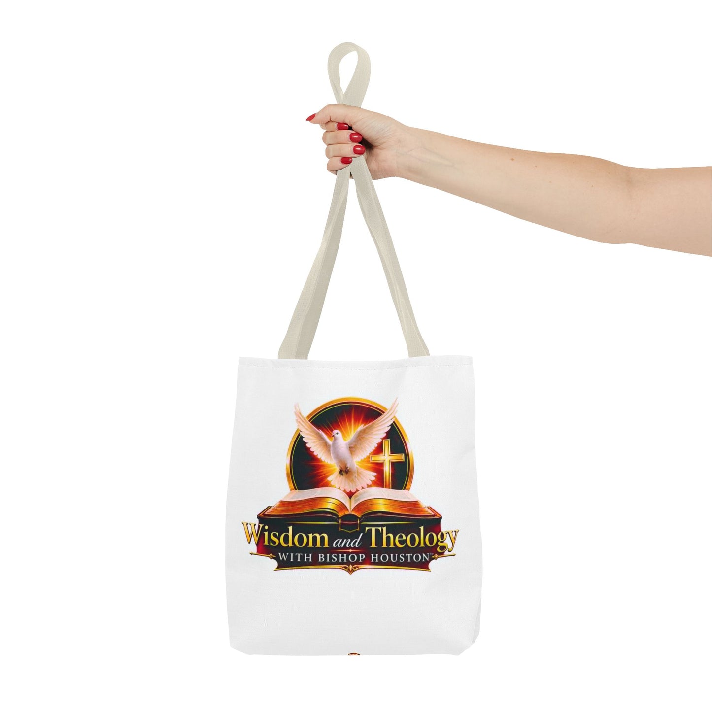 Christian Wisdom & Theology Tote Bag — 'Wisdom and Theology with Bishop Houston' Inspirational Faith Tote