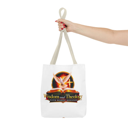 Christian Wisdom & Theology Tote Bag — 'Wisdom and Theology with Bishop Houston' Inspirational Faith Tote