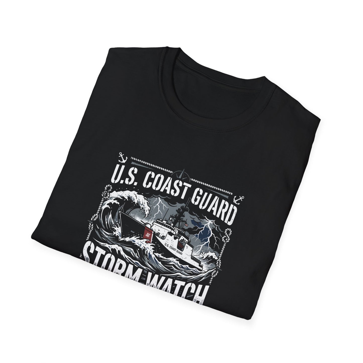 U.S. Coast Guard  Storm Watch Semper Paratus T-Shirt