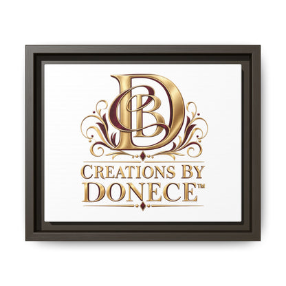 Framed Matte Canvas – Creations By Donece Logo Wall Art