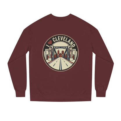 Cleveland Skyline Sweatshirt — I  Cleveland Retro City Crewneck