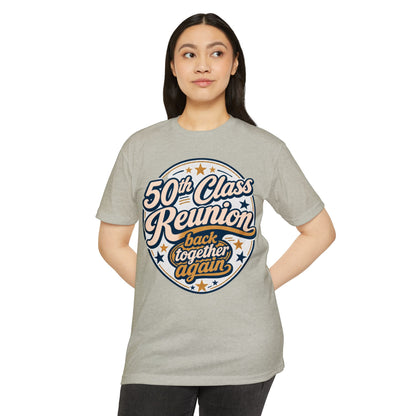 50th Class Reunion T-Shirt — "Back Together Again" Retro Reunion Tee