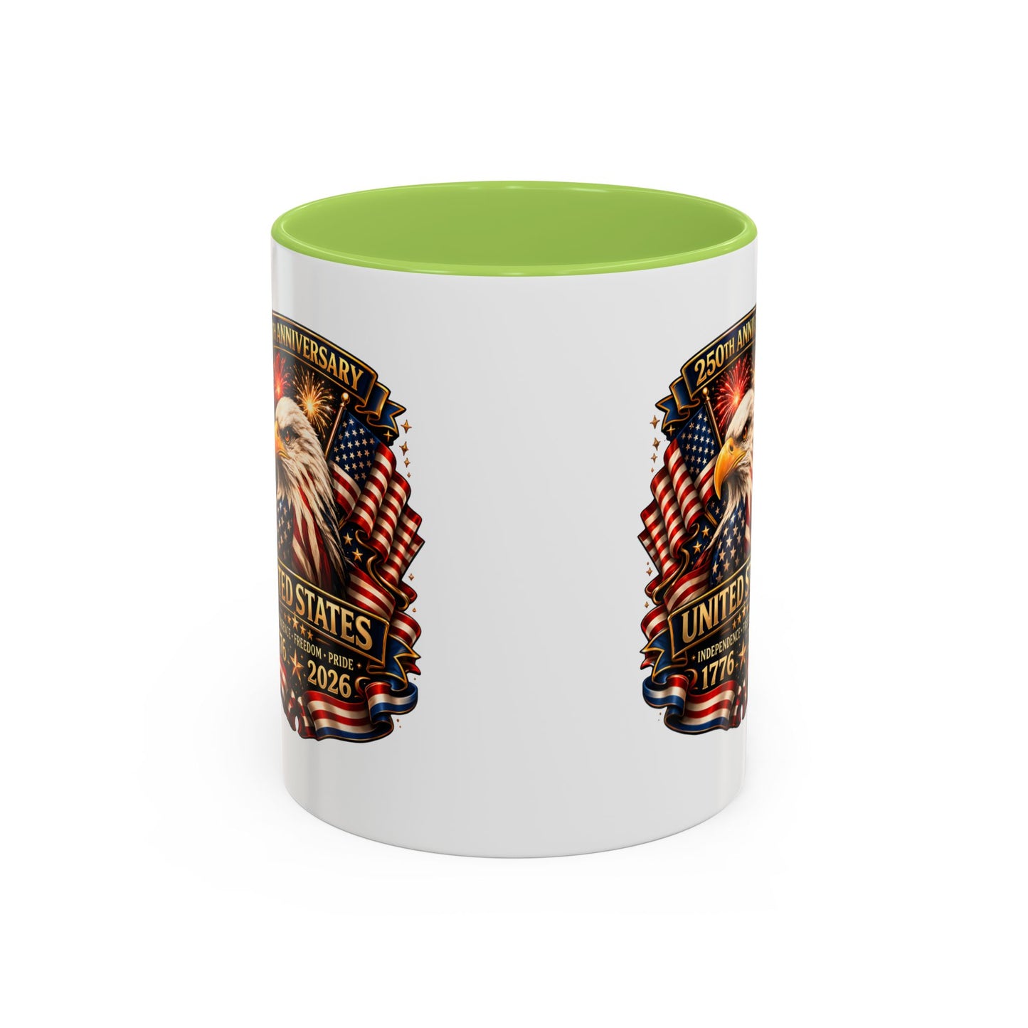 Patriotic Eagle Coffee Mug - United States 250th Anniversary 1776-2026