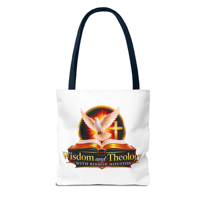 Christian Wisdom & Theology Tote Bag — 'Wisdom and Theology with Bishop Houston' Inspirational Faith Tote