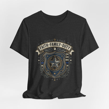Faith · Family · Duty Shield T‑Shirt