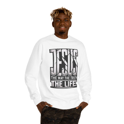 Jesus 'The Way The Truth The Life' Crewneck Sweatshirt